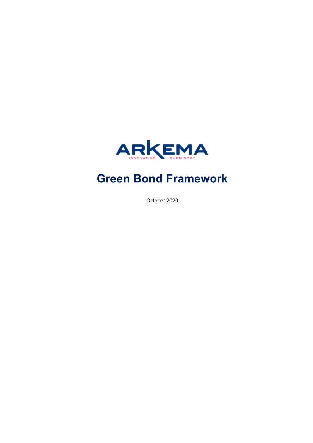 Green Bond Framework