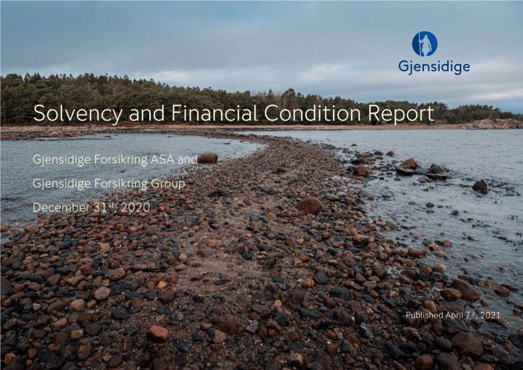 Solvency and Financial Condition Reports