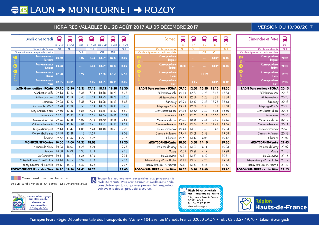 45 Laon Montcornet Rozoy 3 K 3 K