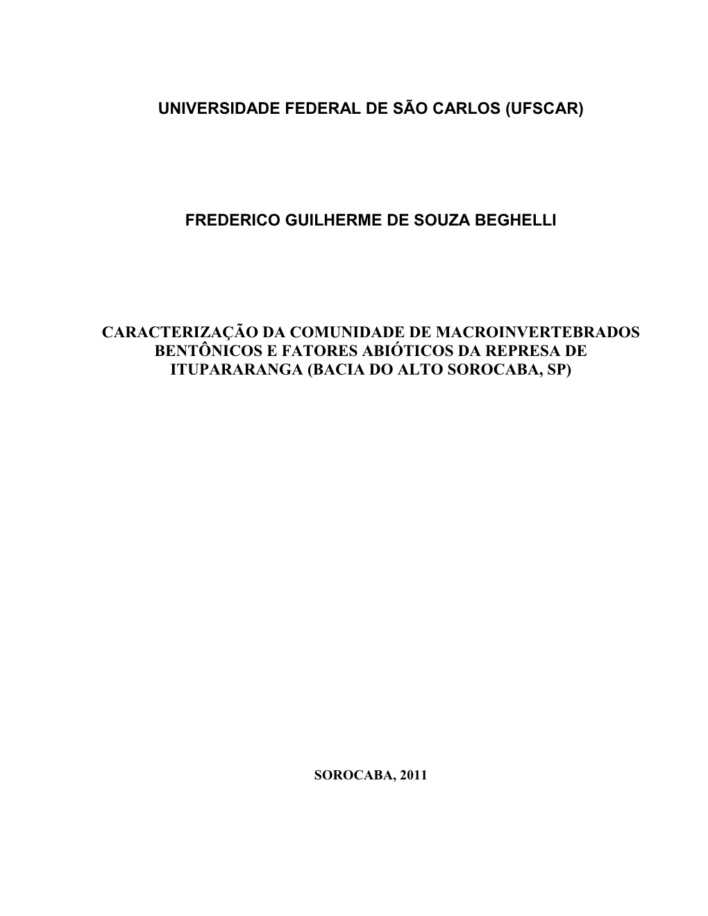 (Ufscar) Frederico Guilherme De Souza