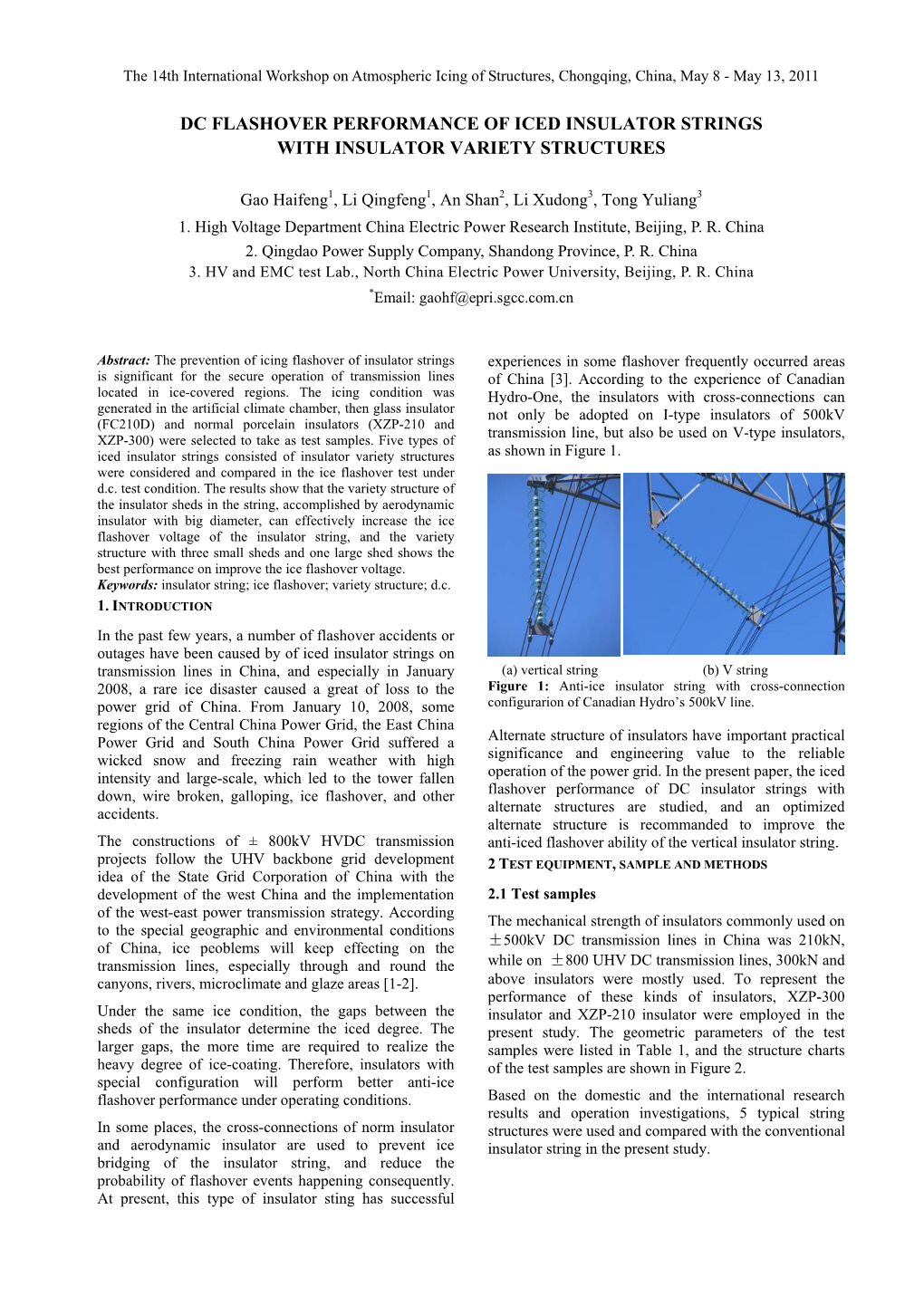 Influence of Ice Thickness on Dc Flashover Voltage of Ice