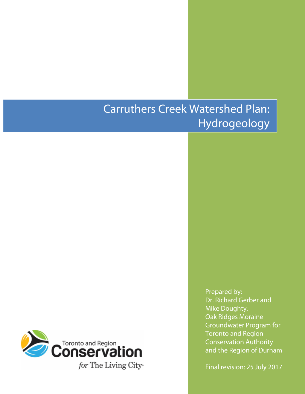 Hydrogeology