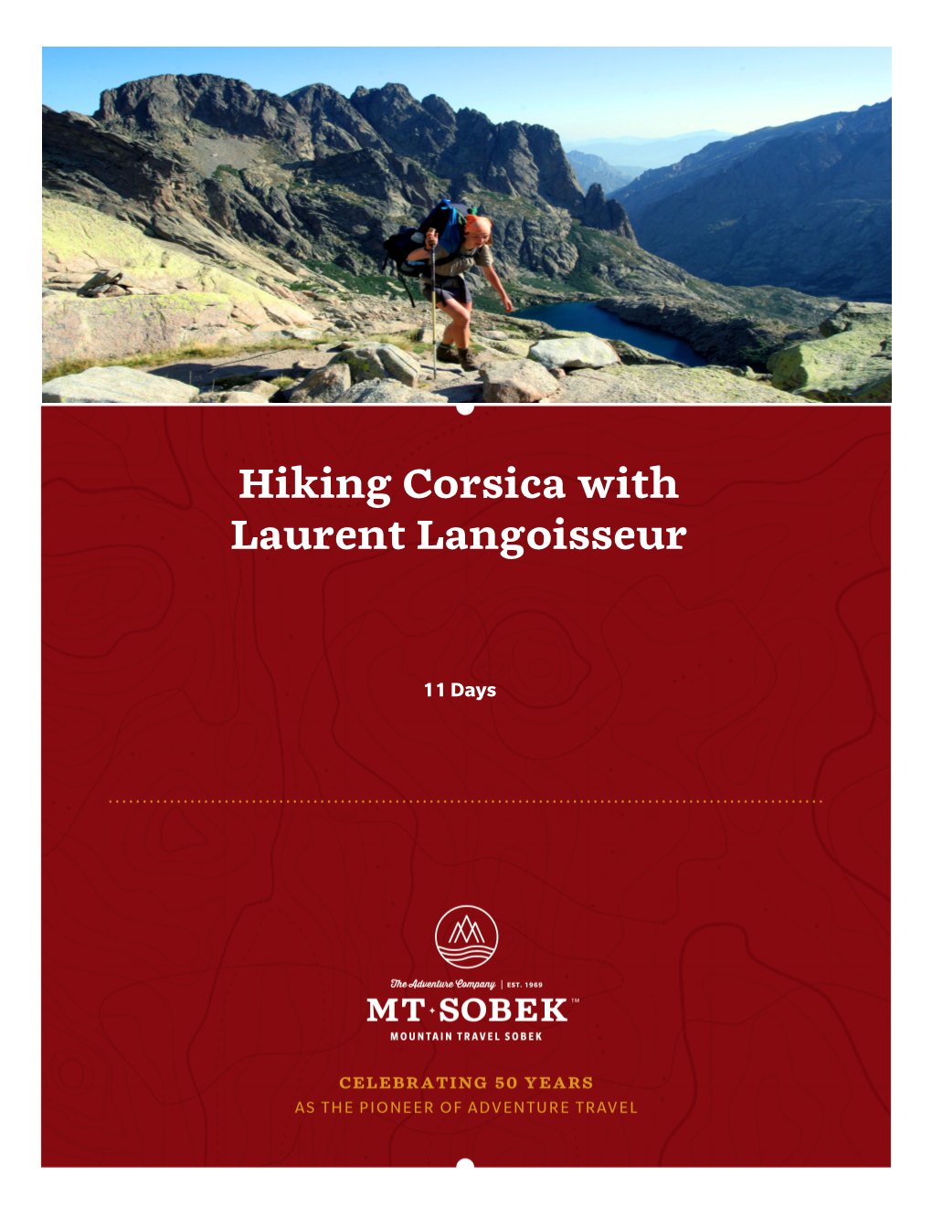 Hiking Corsica with Laurent Langoisseur