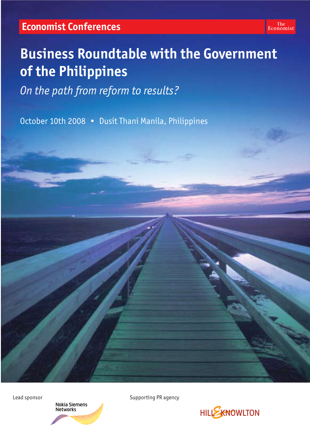 Business Roundtable with the Government of the Philippines on the Path from Reform to Results?