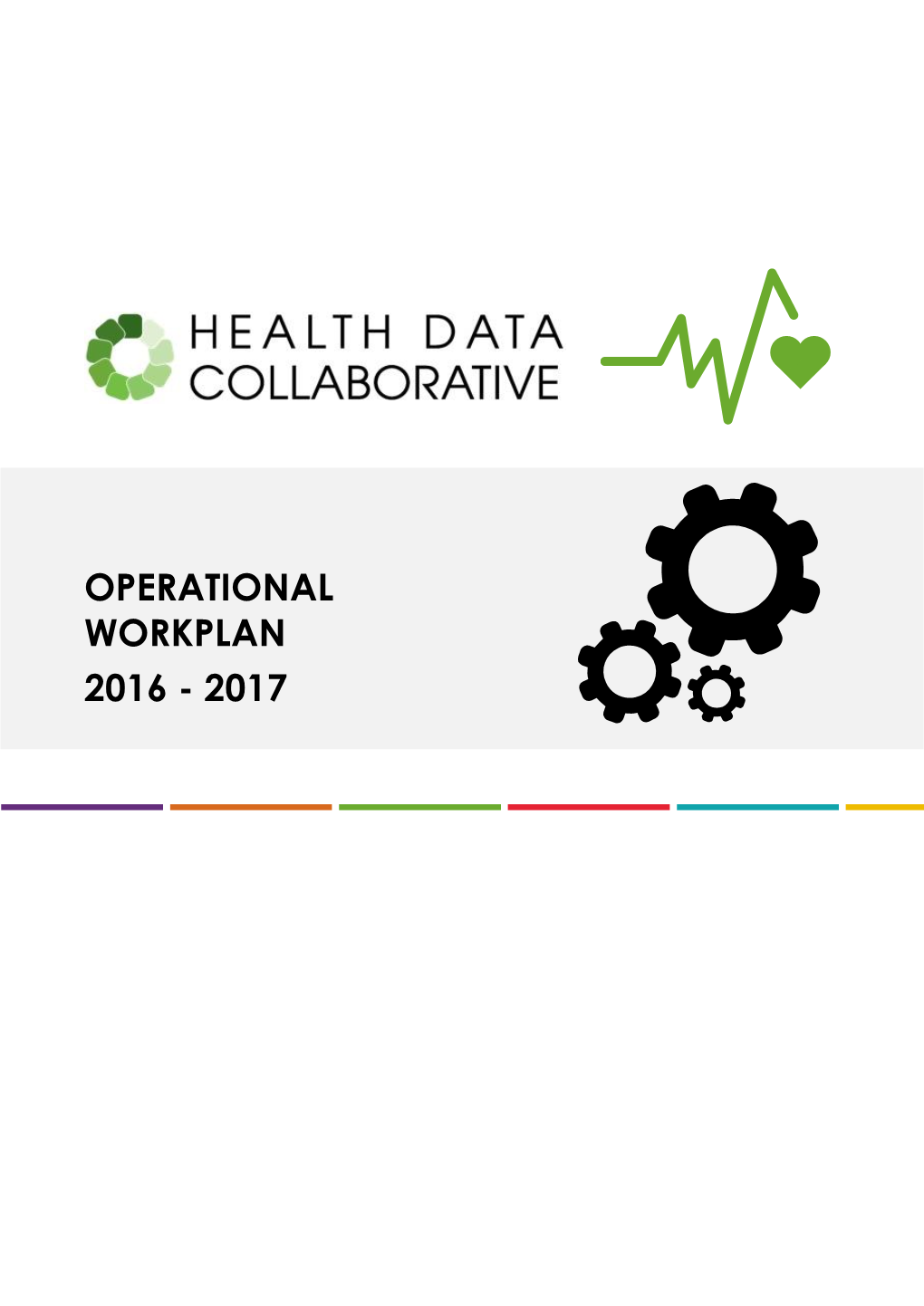 Health Data Collaborative Operational Workplan 2016