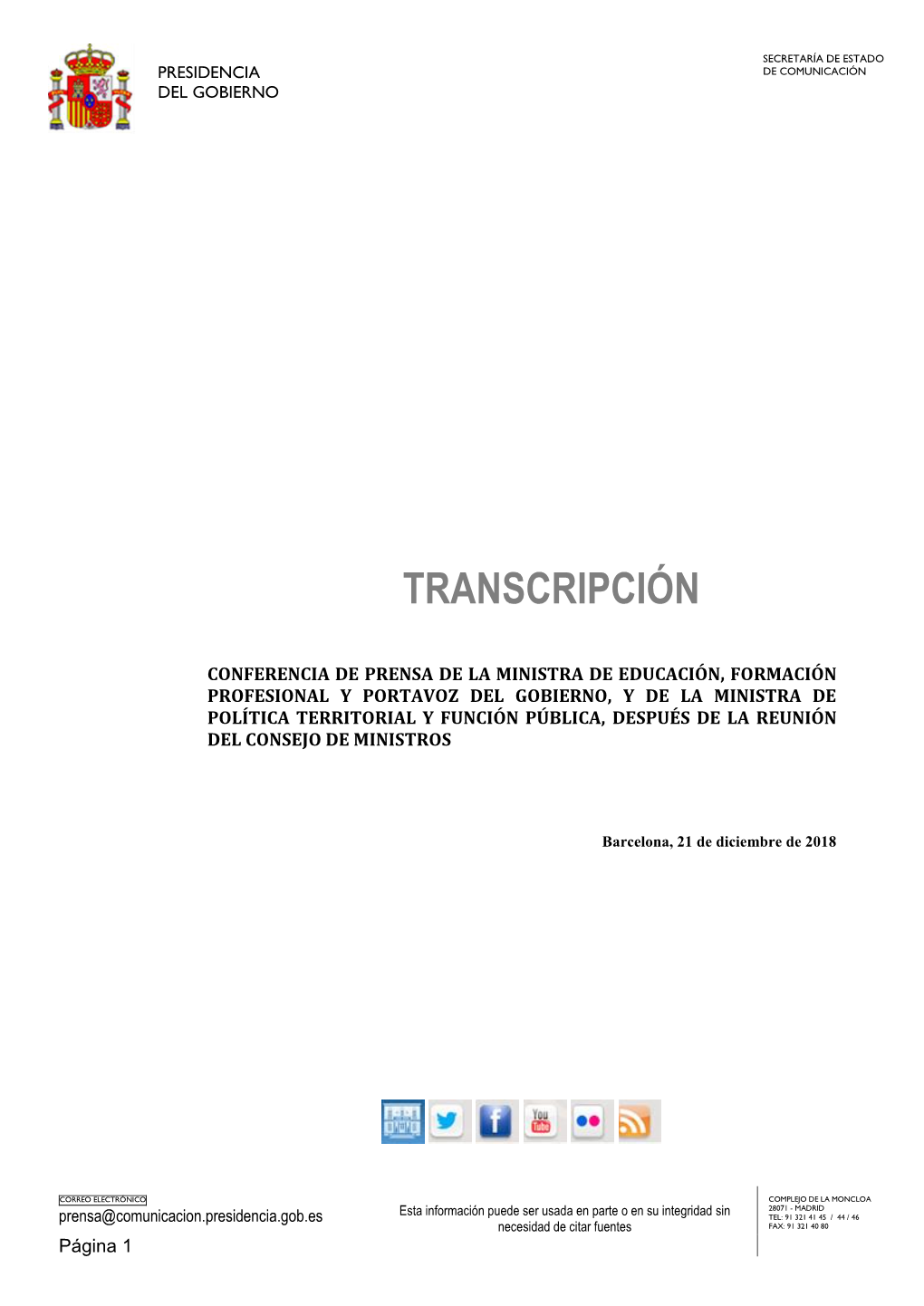 Transcripción