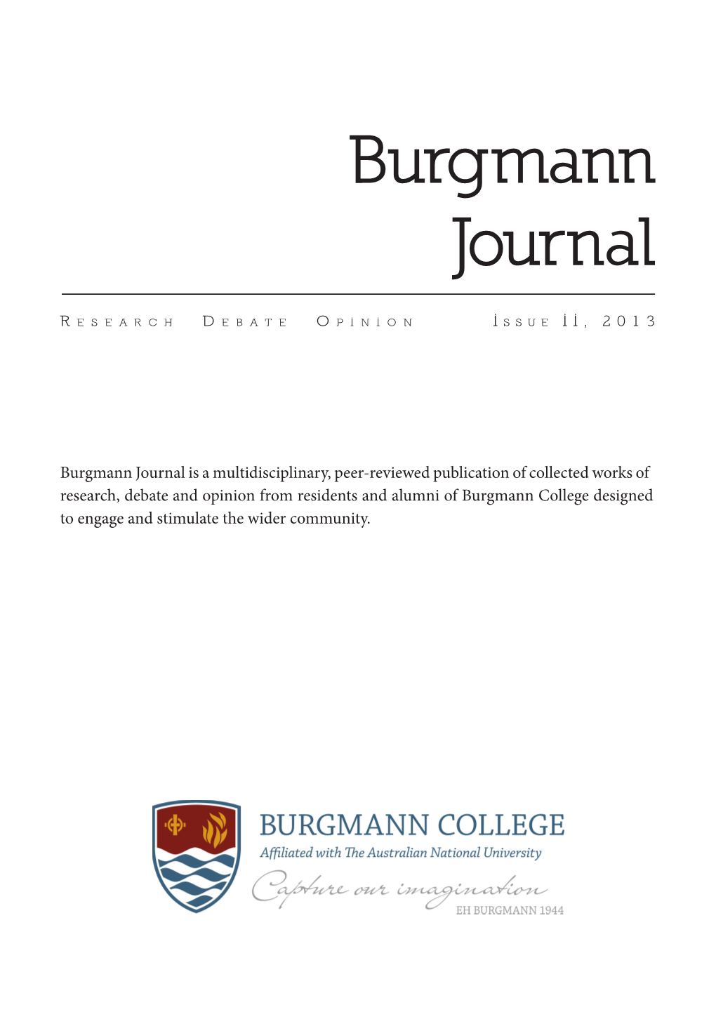 Burgmann Journal
