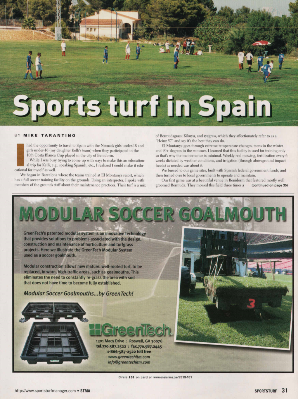 SPORTSTURF 31 He Next Generation of Weather Technology Is Here Latest Weather Technology Tand with It Comes Conve- Nience and Simplicity for Turf Man- Agers