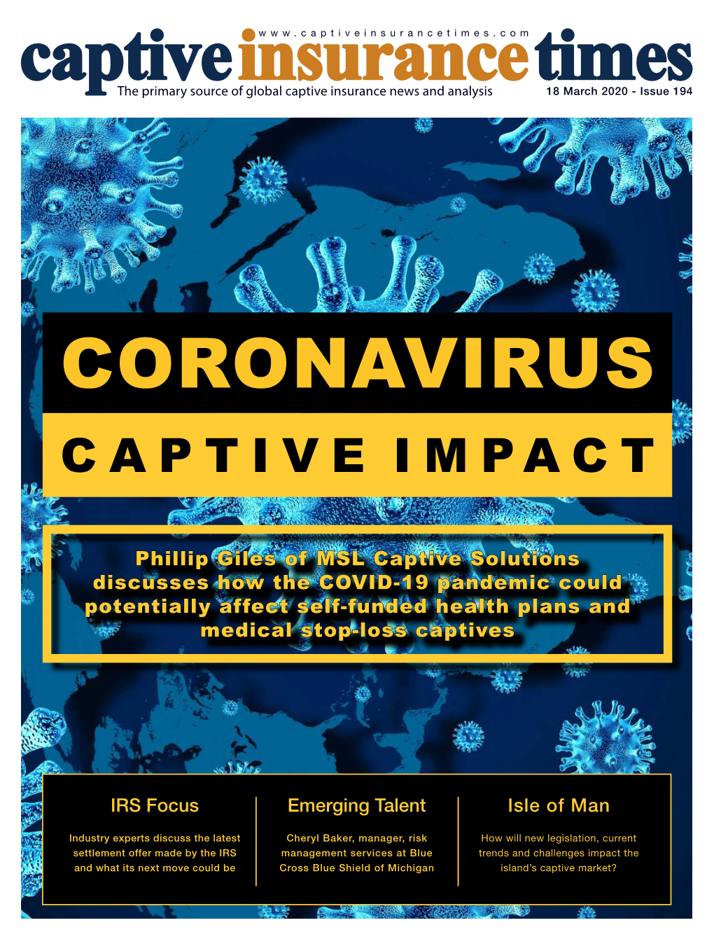 Coronavirus Captive Impact