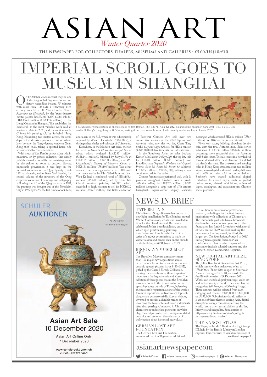 Imperial Scroll Goes to Museum in Shanghai