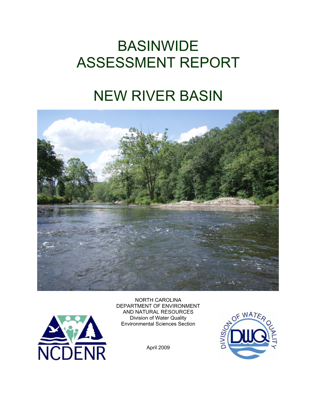 Basinwide Assessment Report New River Basin
