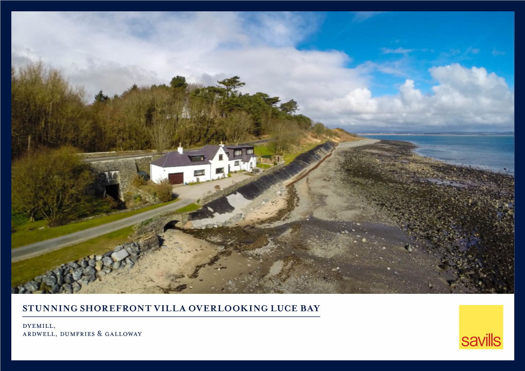 Stunning Shorefront Villa Overlooking Luce Bay Dyemill, Ardwell, Dumfries & Galloway