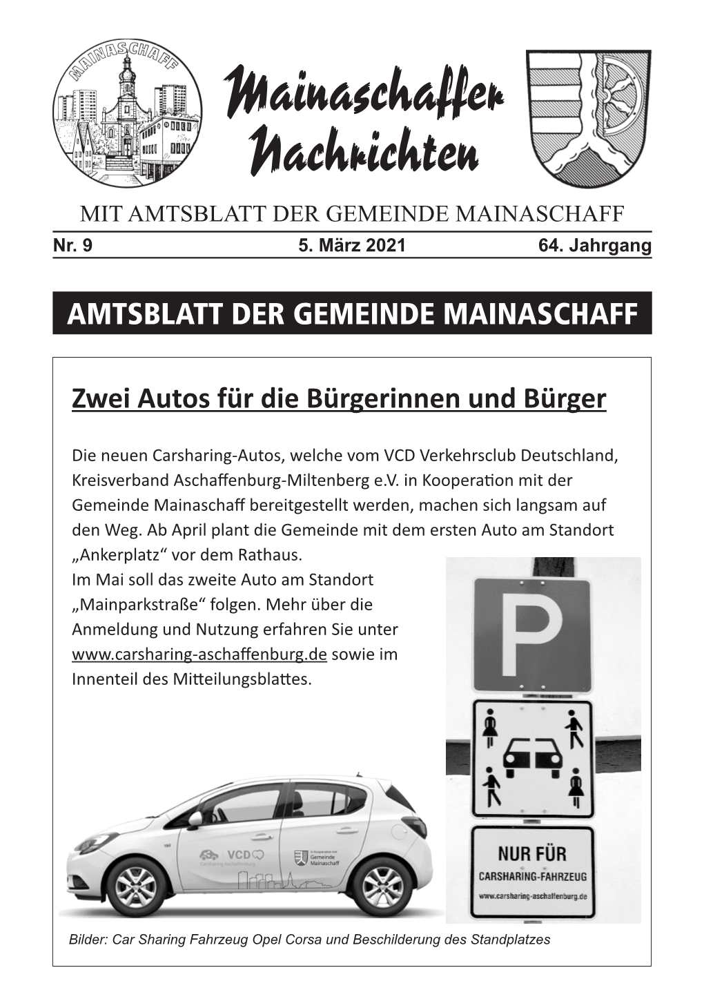 Mainaschaffer Nachrichten Mit Amtsblatt Der Gemeinde Mainaschaff Nr