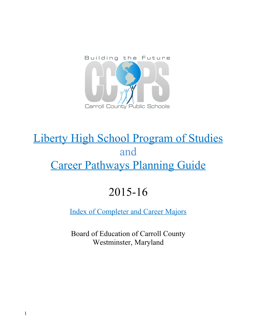 Liberty High School Program of Studies