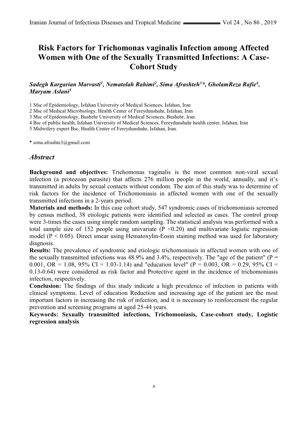 Isolation of Salmonella