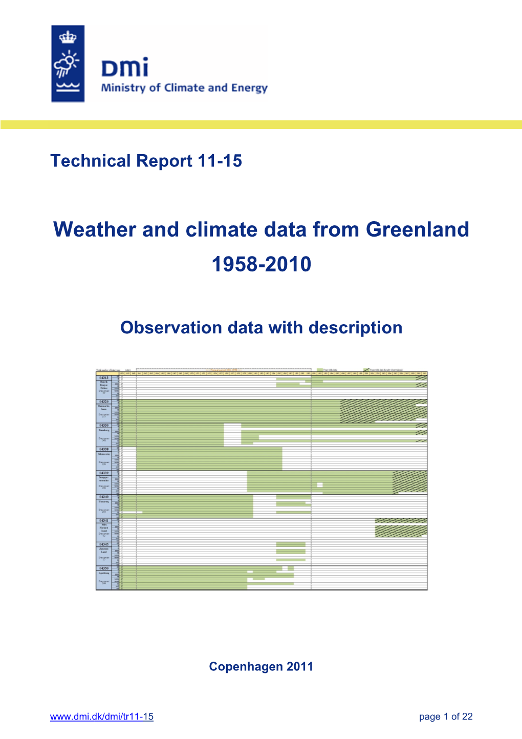 Wea Ather and C Clima 195 Ate Da 58-20 Ata Fro 010 Om G Green Nland