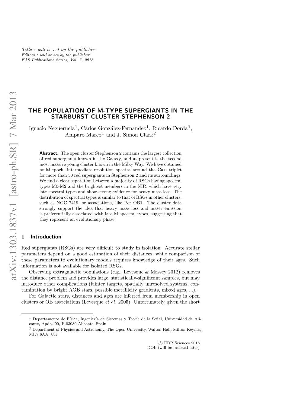 The Population of M-Type Supergiants in the Starburst Cluster Stephenson 2