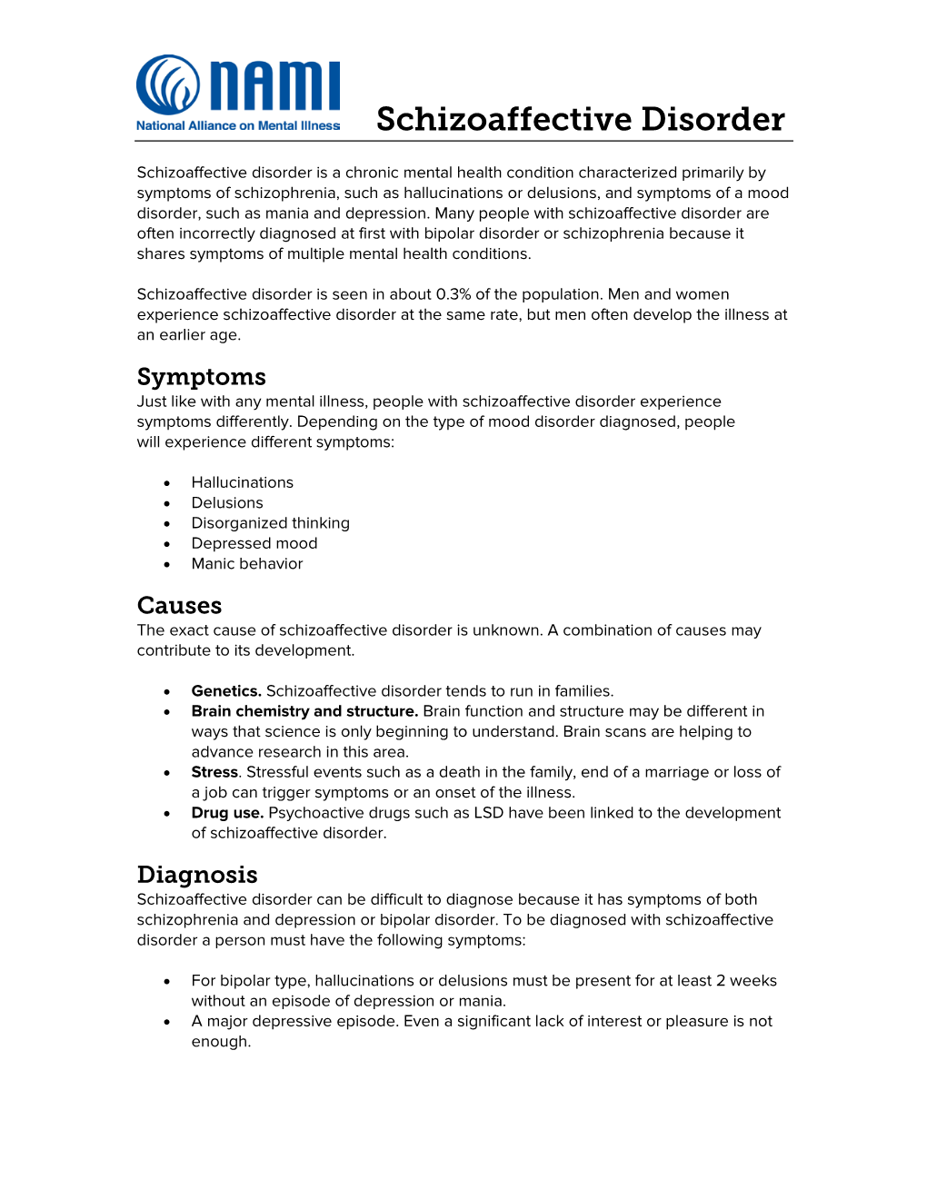 Schizoaffective Disorder