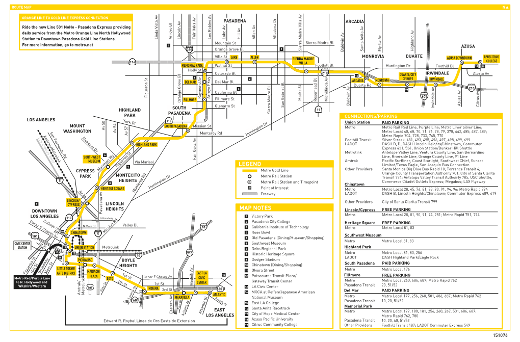 Foothill Gold Line