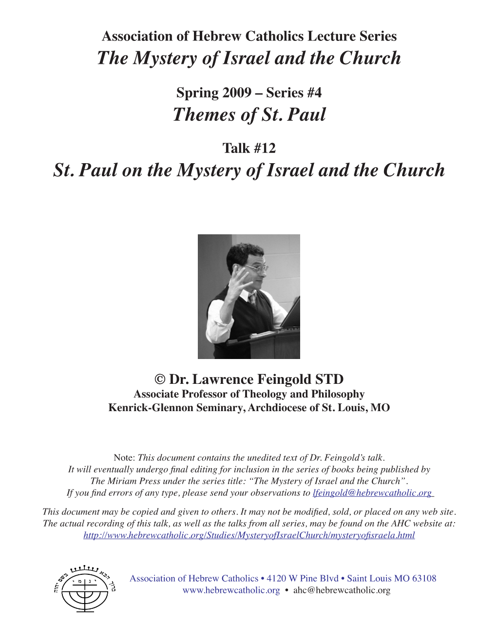 Themes of St. Paul St. Paul on The