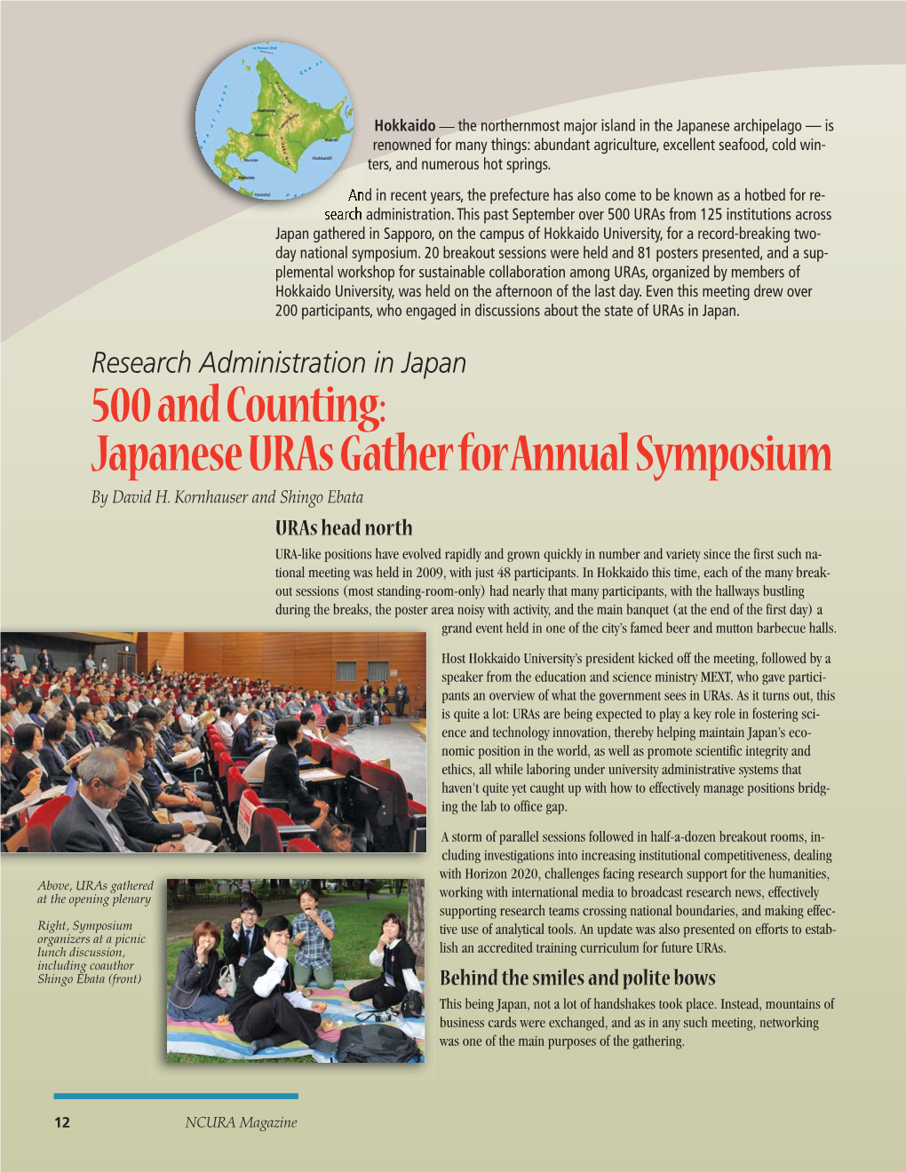 500 and Counting: Japanese Uras Gather for Annual Symposium by David H