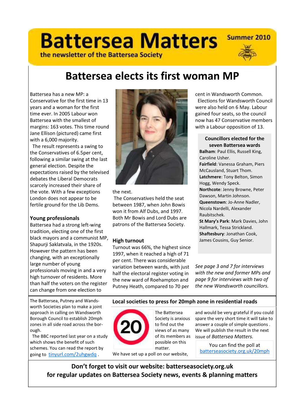 Battersea Elects Its First Woman MP