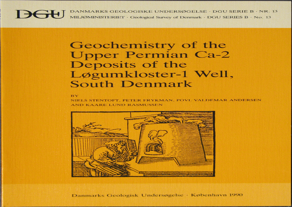 Geochemistry of the Upper Permian Ca-2 Deposits of the Løgumkloster