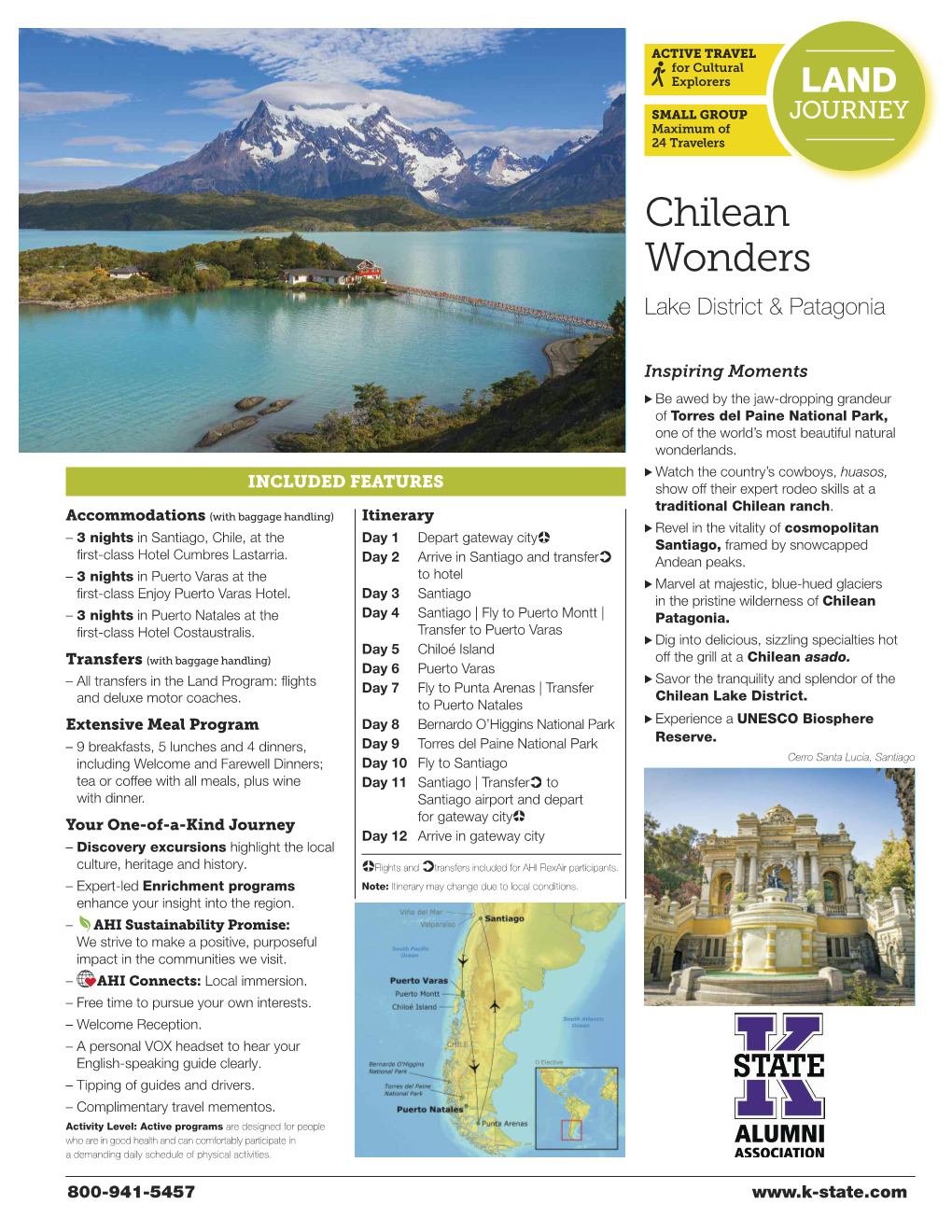 Chilean Wonders Lake District & Patagonia