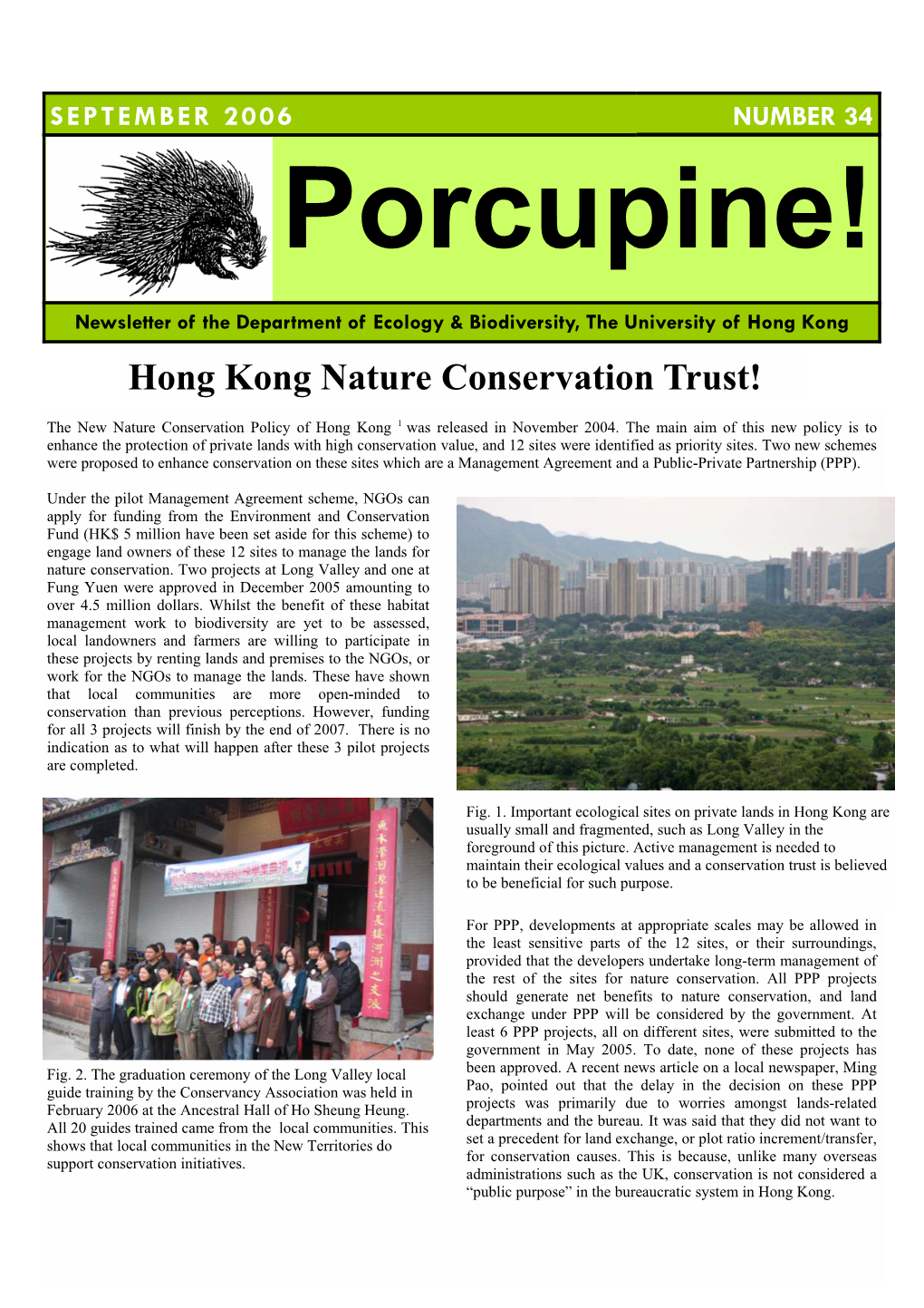 Hong Kong Nature Conservation Trust!