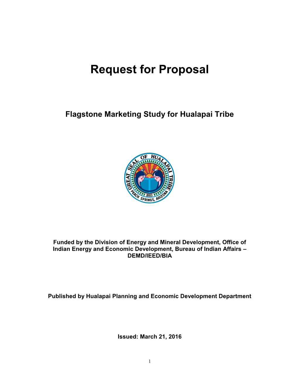 Request for Proposal