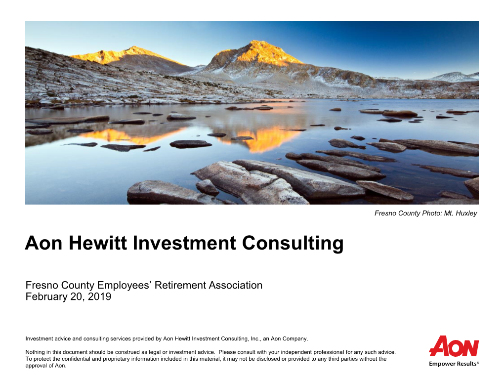 Aon Hewitt Investment Consulting