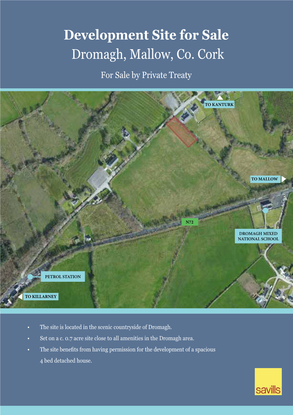 Development Site for Sale Dromagh, Mallow, Co. Cork for Sale by Private Treaty