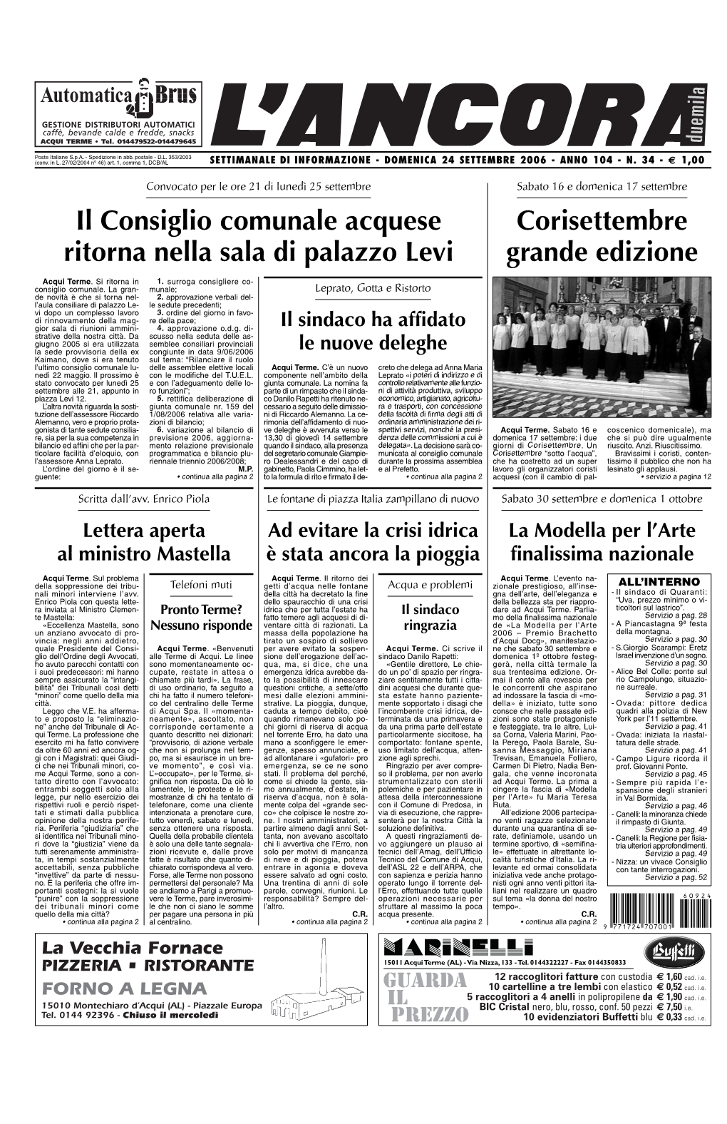 N°34 Del 24 Settembre 2006