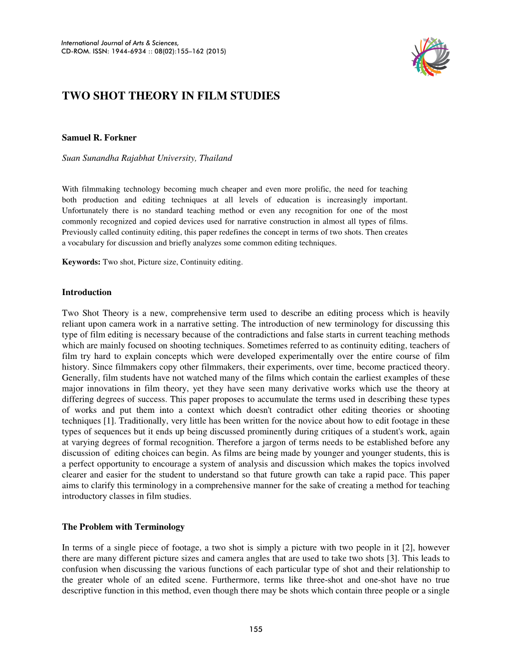 Two Shot Theory in Film Studies