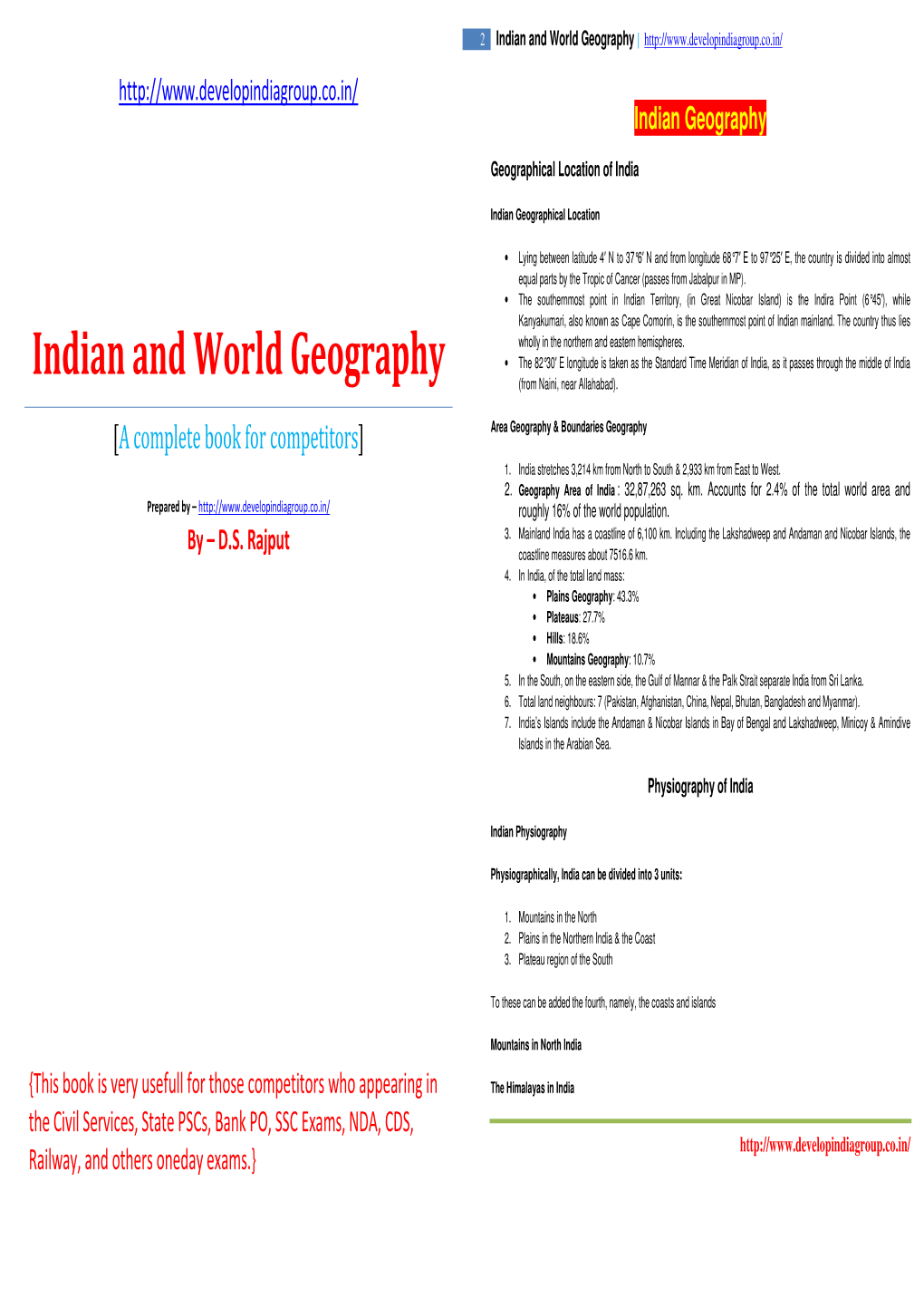 Indian and World Geography.Pdf