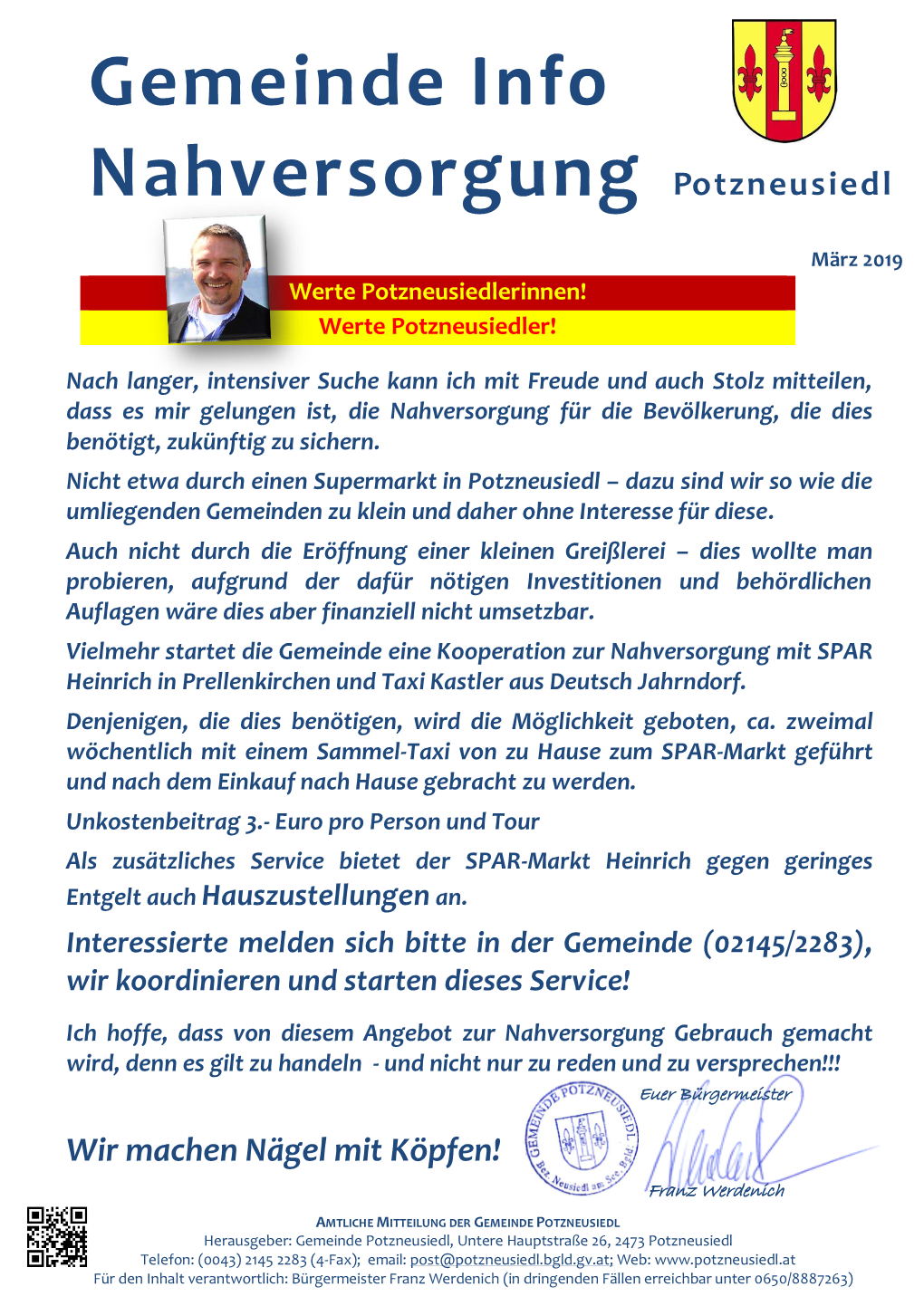 Gemeinde Info Nahversorgung