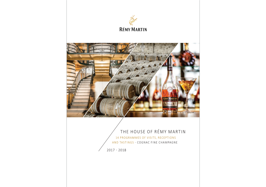 Rémy Martin 14 Programmes of Visits, Receptions and Tastings - Cognac Fine Champagne