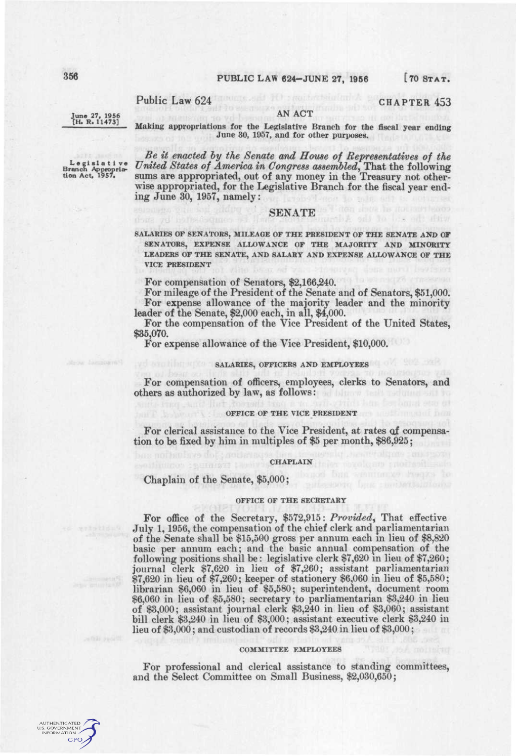 356 PUBLIC LAW E24-JUNE 27, 1966 Public Law 624