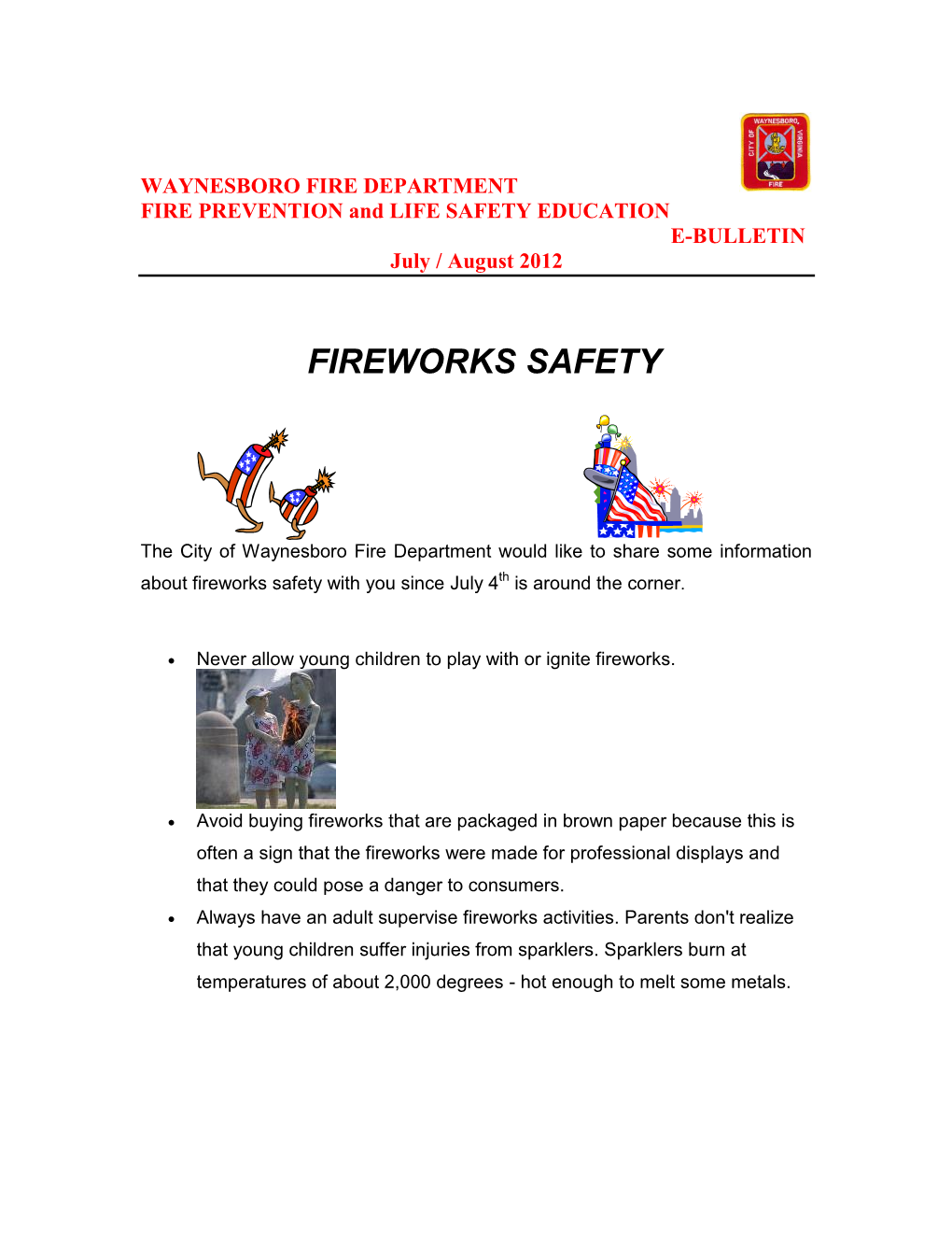 Firework Safety