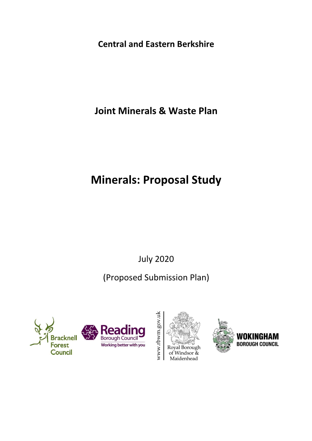 Minerals: Proposal Study
