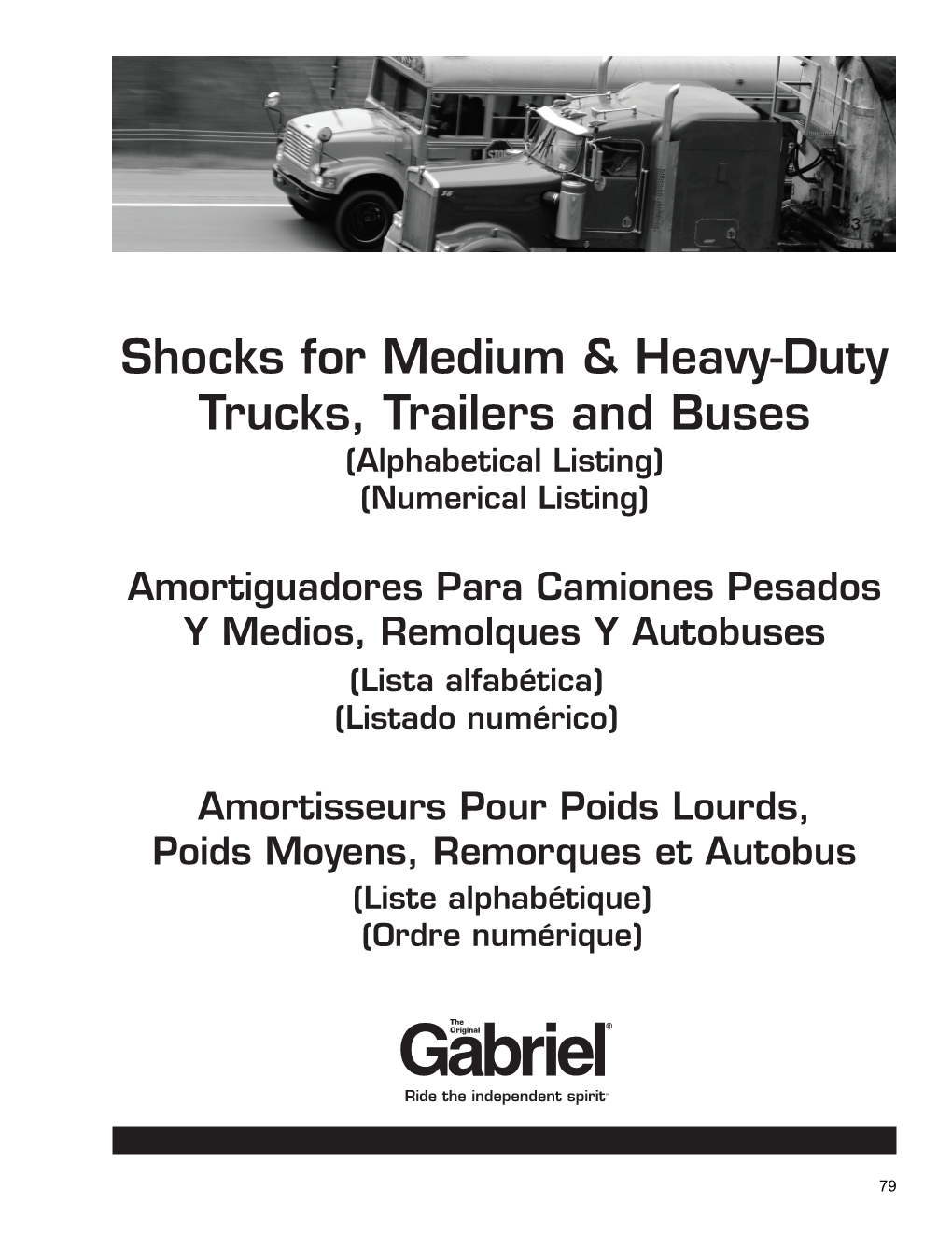 Shocks for Medium & Heavy-Duty Trucks, Trailers and Buses