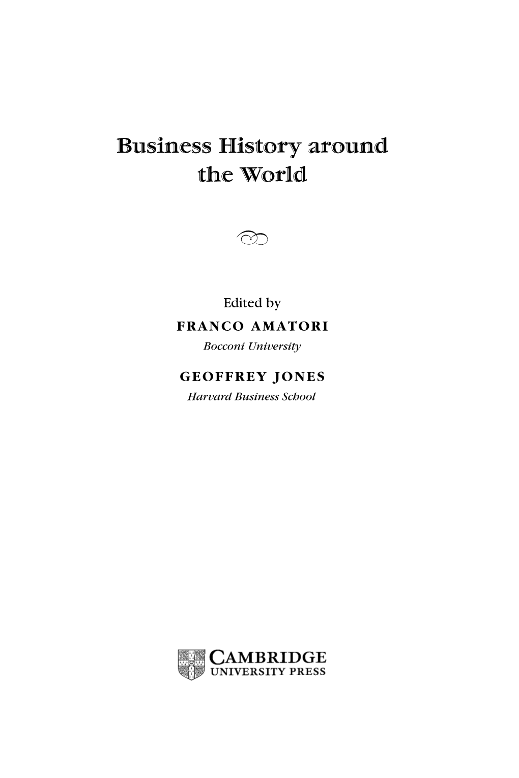 Business History Around the World 