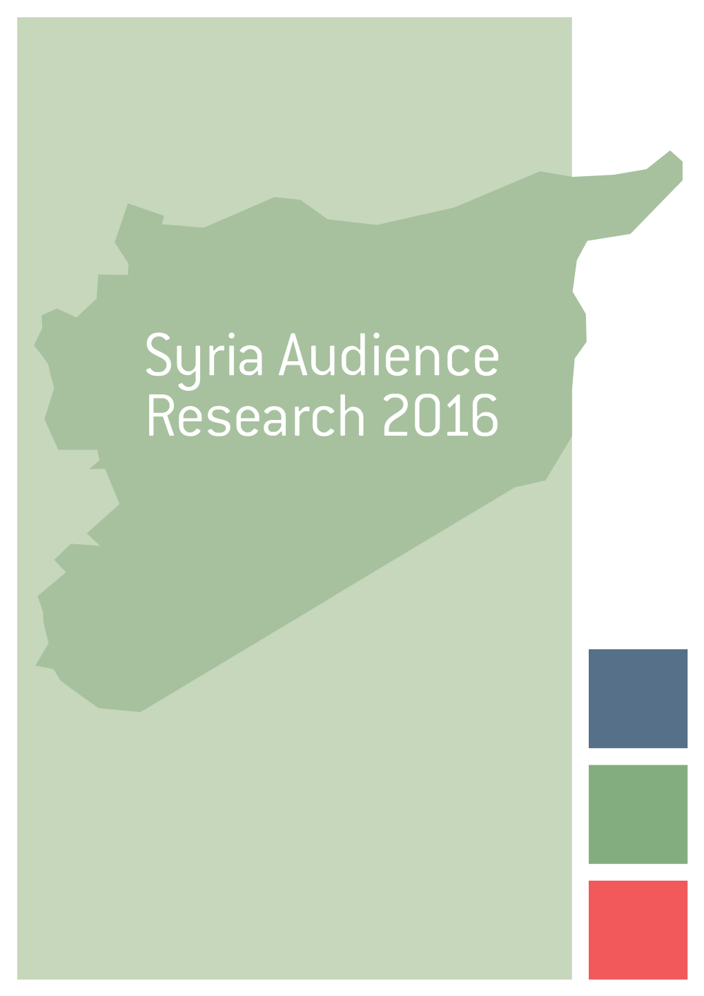 Syria Audience Research 2016