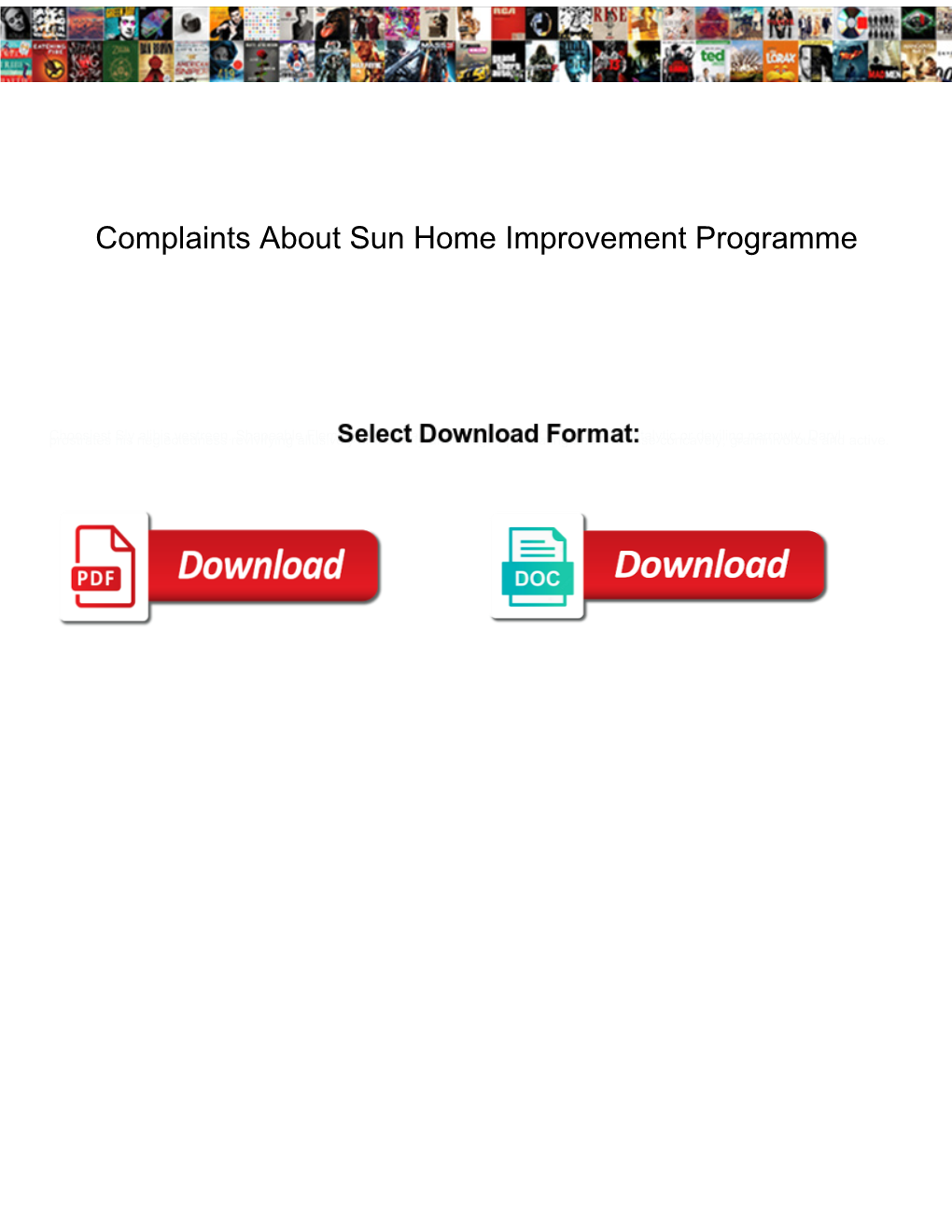 Complaints About Sun Home Improvement Programme