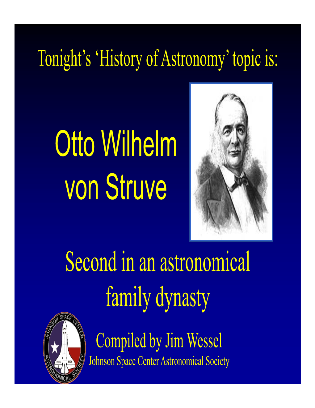Otto Wilhelm Von Struve