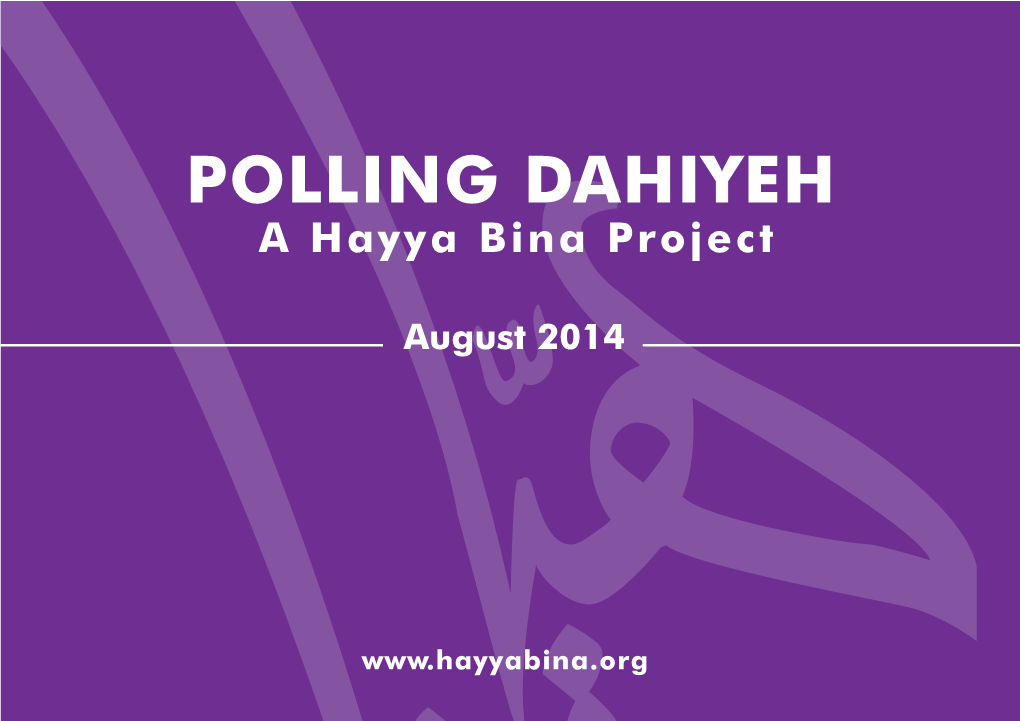 POLLING DAHIYEH a Hayya Bina Project