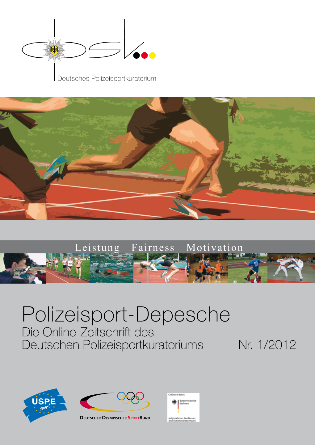 Polizeisport-Depesche Die Online-Zeitschrift Des Deutschen Polizeisportkuratoriums Nr