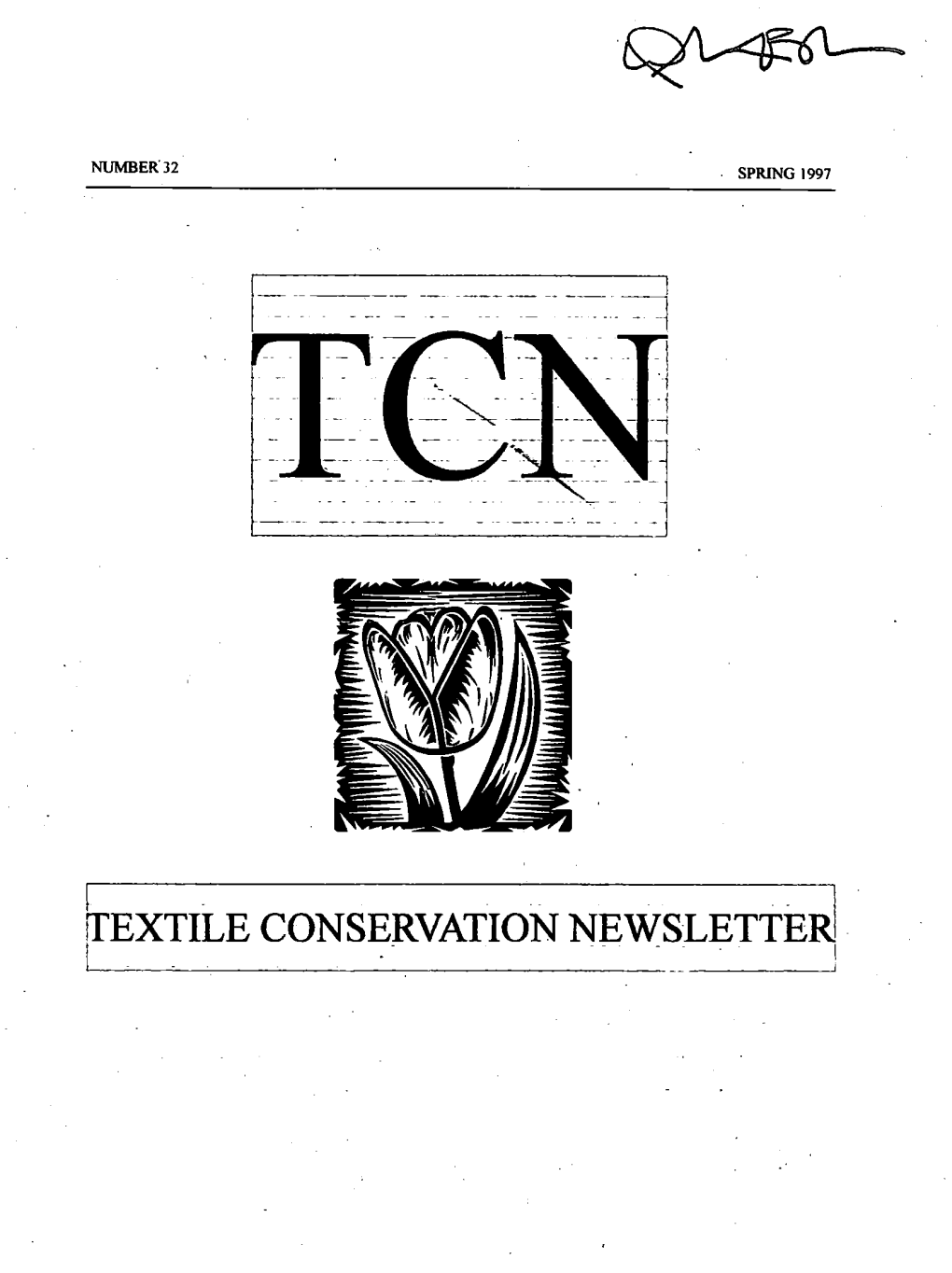 Textile Conservation Newsletter Tcn