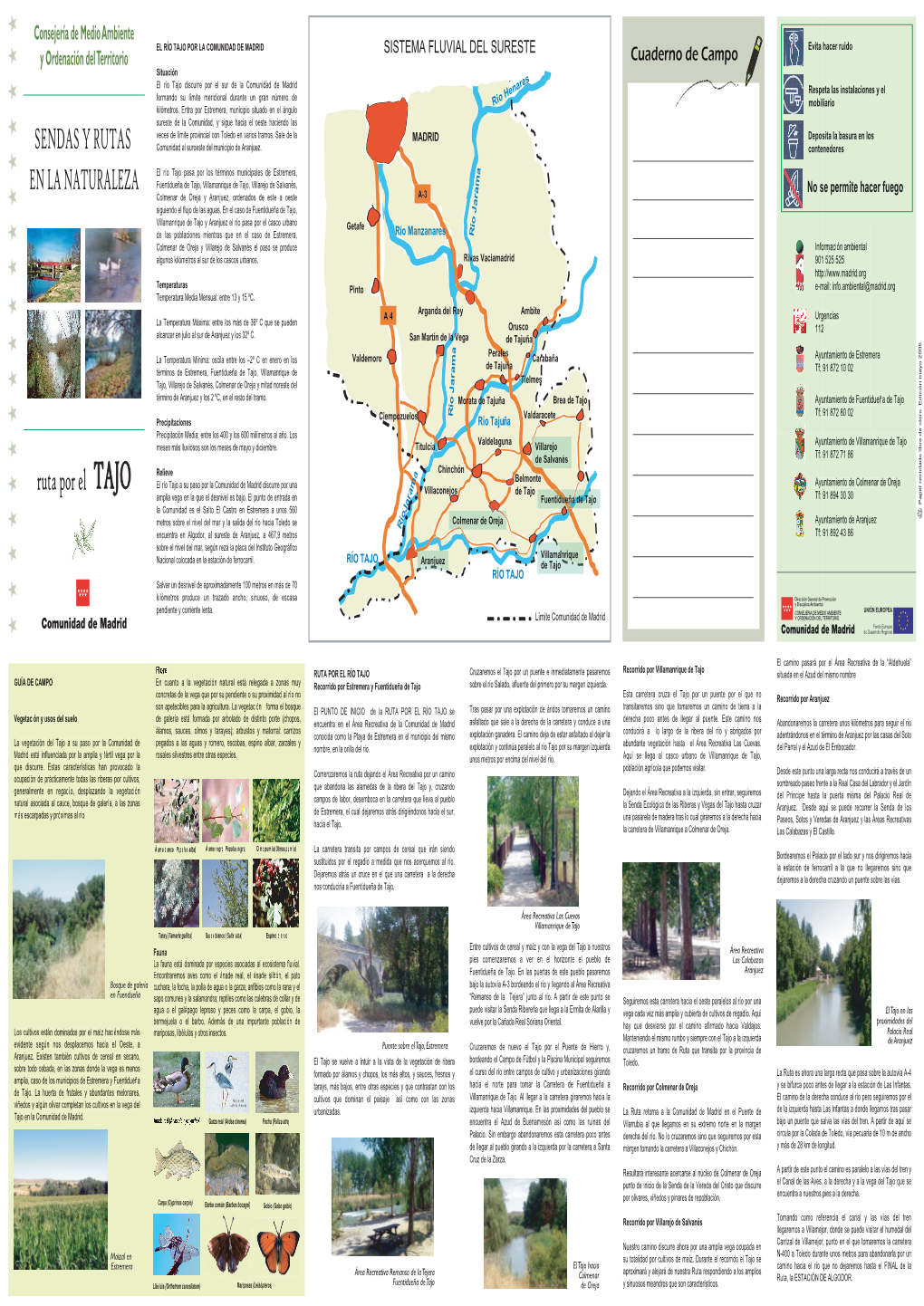 SENDAS Y RUTAS EN LA NATURALEZA Ruta Por El TAJO