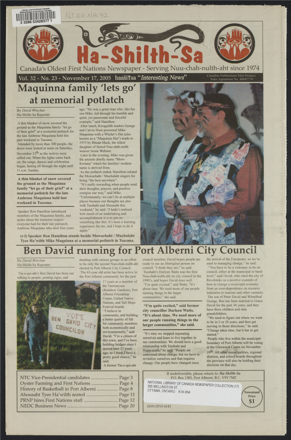 Ben David Running for Port Alberni City Council